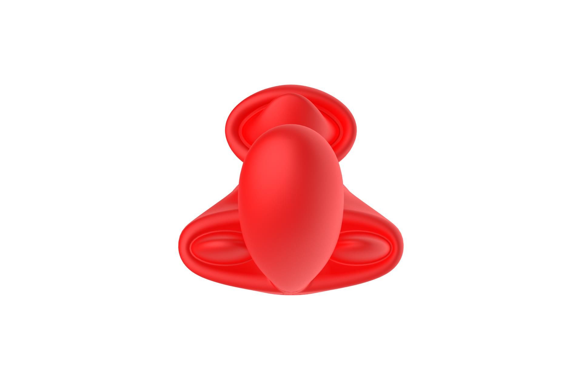 Вибратор B - Series Cute Charlie, G-Spot & Clitoral Massager, 22.6 см (красный)