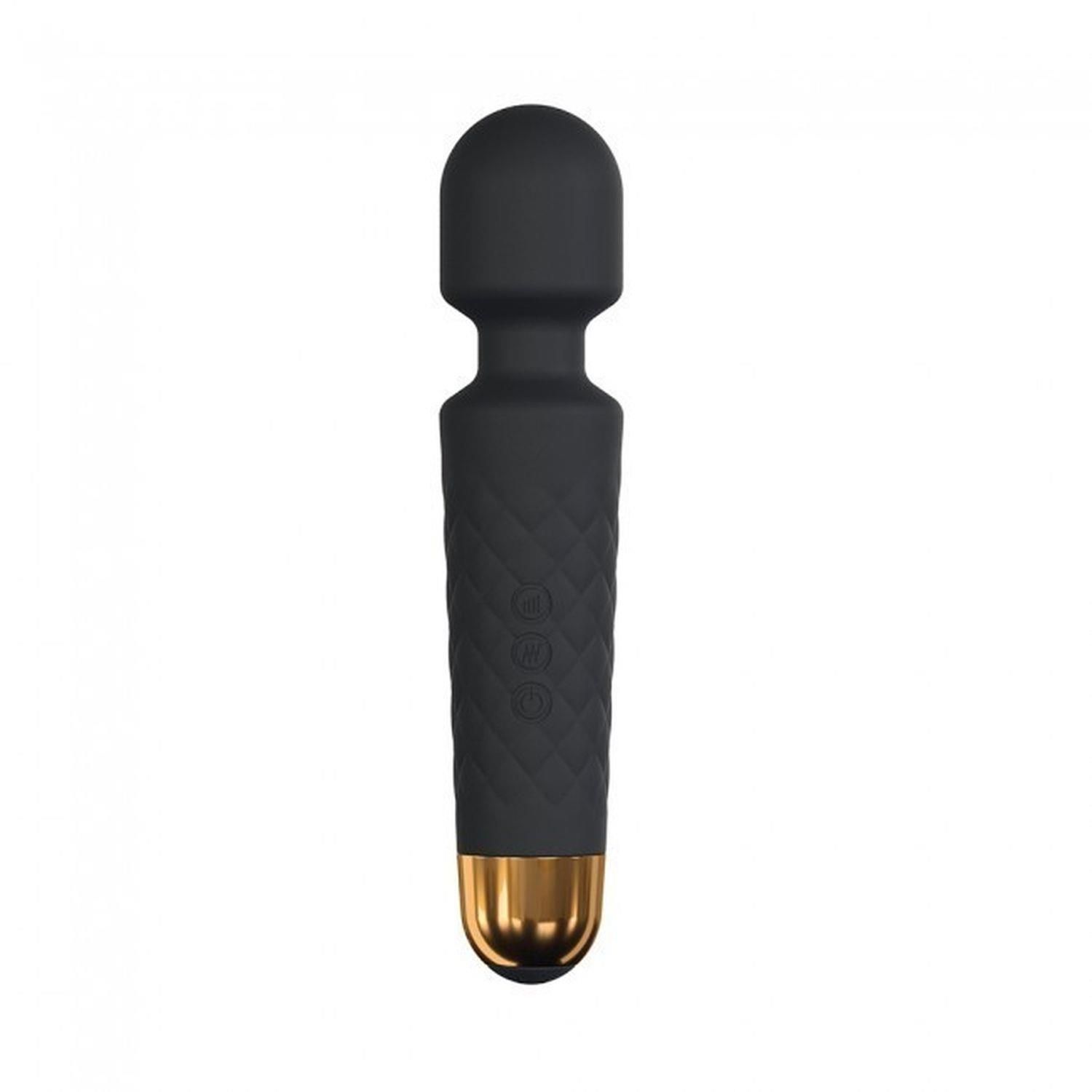 Вібромасажер з насадками Dorcel Kit Wanderful, 20 см (чорний)