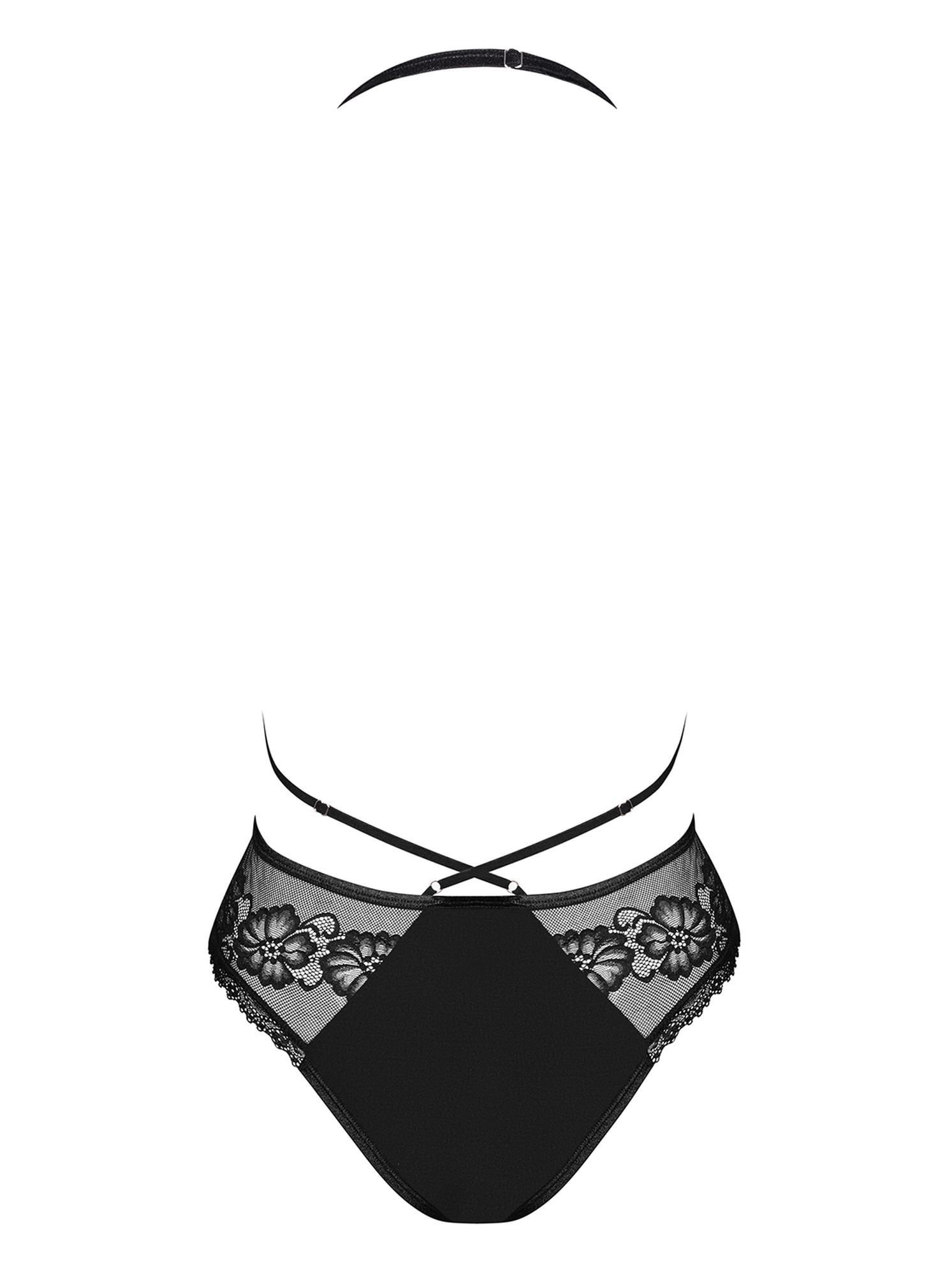Боди Obsessive Canndis, L/XL (черный)
