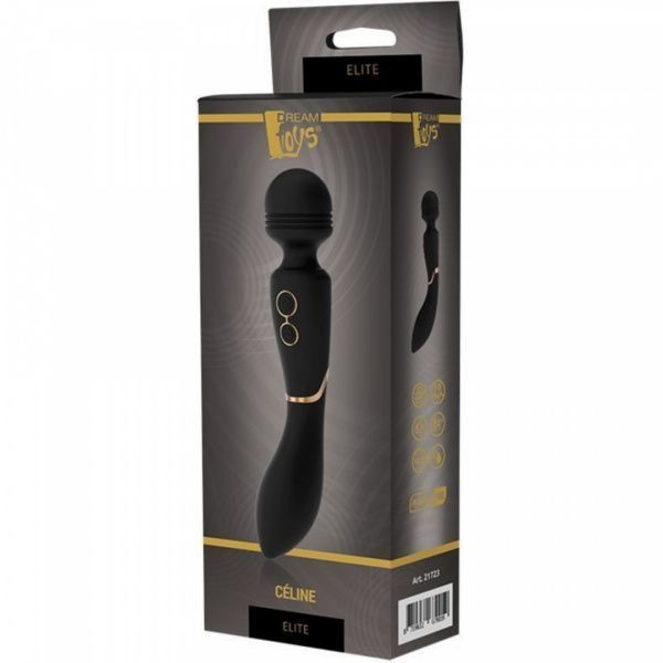 Вибромассажер Dream Toys Céline Elite, 22,4 см (черный)