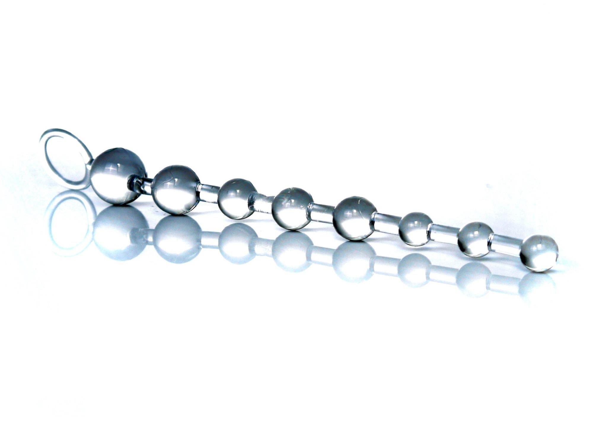 Анальная цепочка Jelly Anal 10 Beads Clear, 29 см (прозрачный)