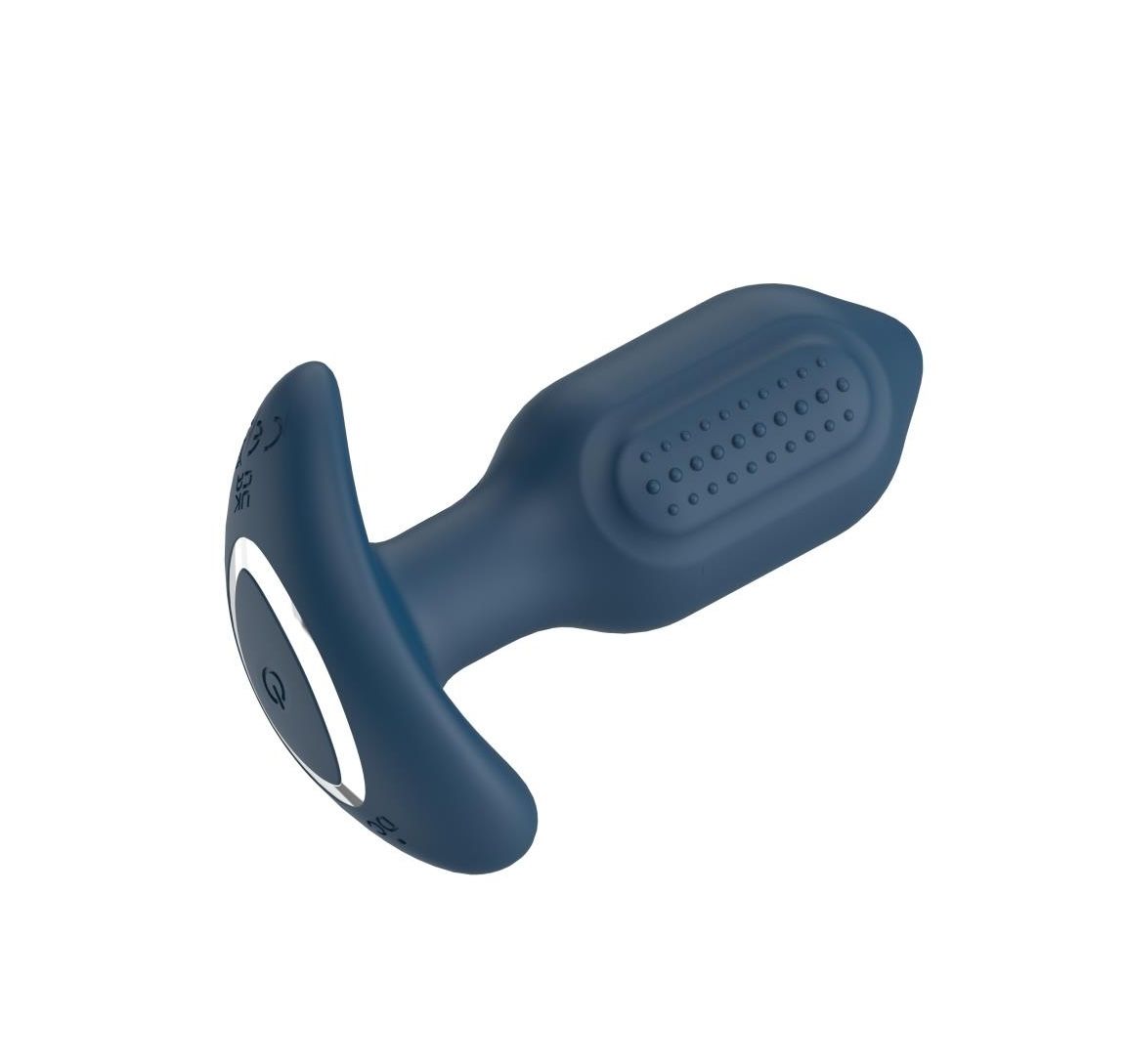 Korek analny B - Seria Lyla Victoria, 10.3 cm (niebieski)