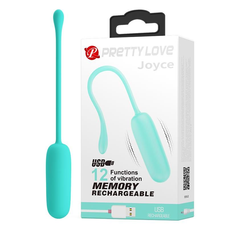 Виброяйцо Pretty Love Joyce, 18 см (бирюзовый)