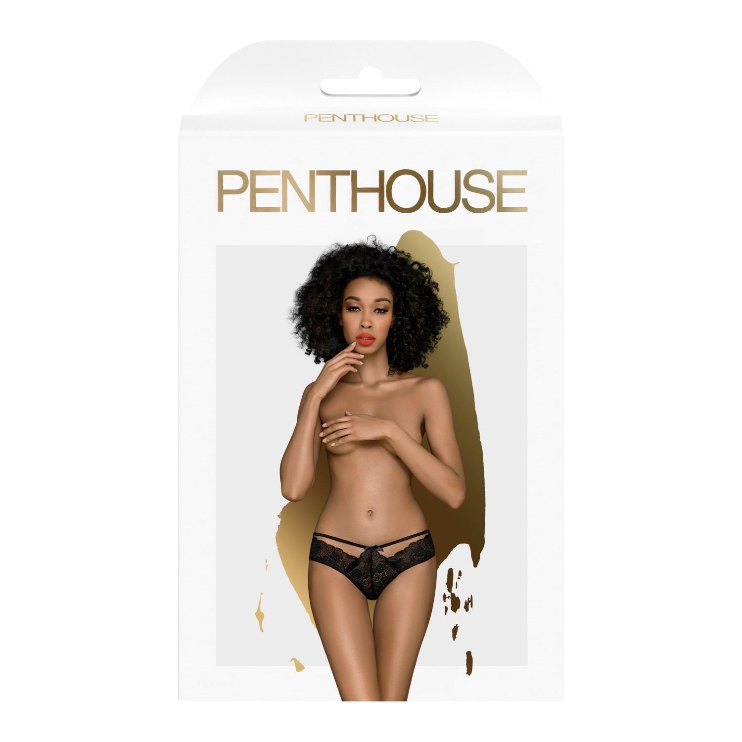 Трусики Penthouse Lingerie Adore Me, M/L (чёрный)