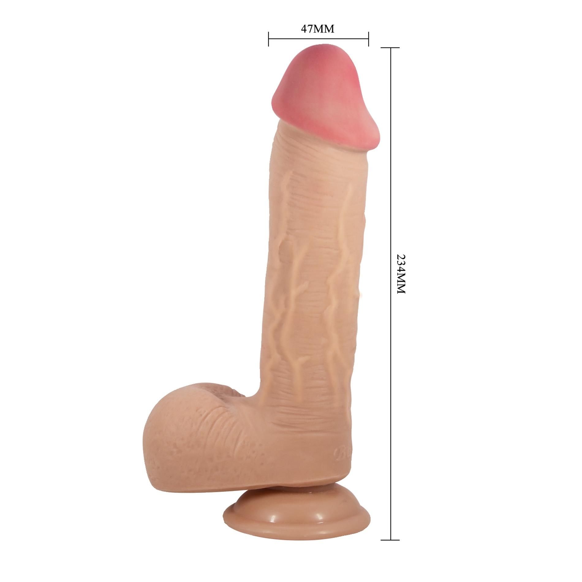 Фаллоимитатор Pretty Love Sliding Skin 9.2'', 23.4 см (телесный)