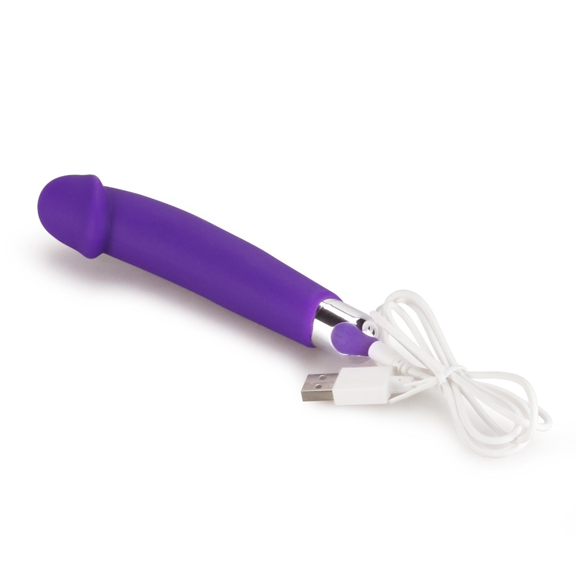 Вибратор для точки G LoveToy, 16,5 см (фиолетовый)