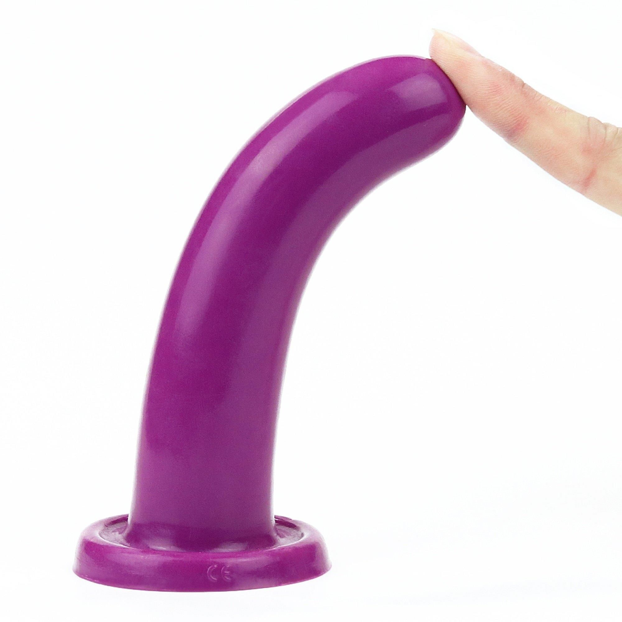 Фаллоимитатор LoveToy Silicone Holy Dong, 14,5 см (фиолетовый)