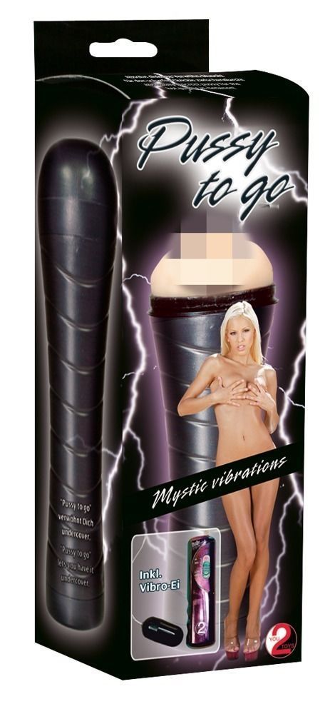 Мастурбатор с вибрацией Pussy to Go (телесный)