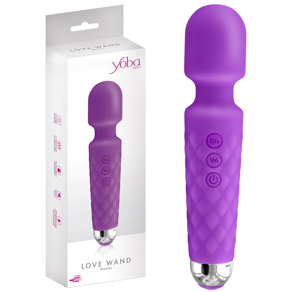 Вибромассажер Yoba Love Wand, 20 см (фиолетовый)