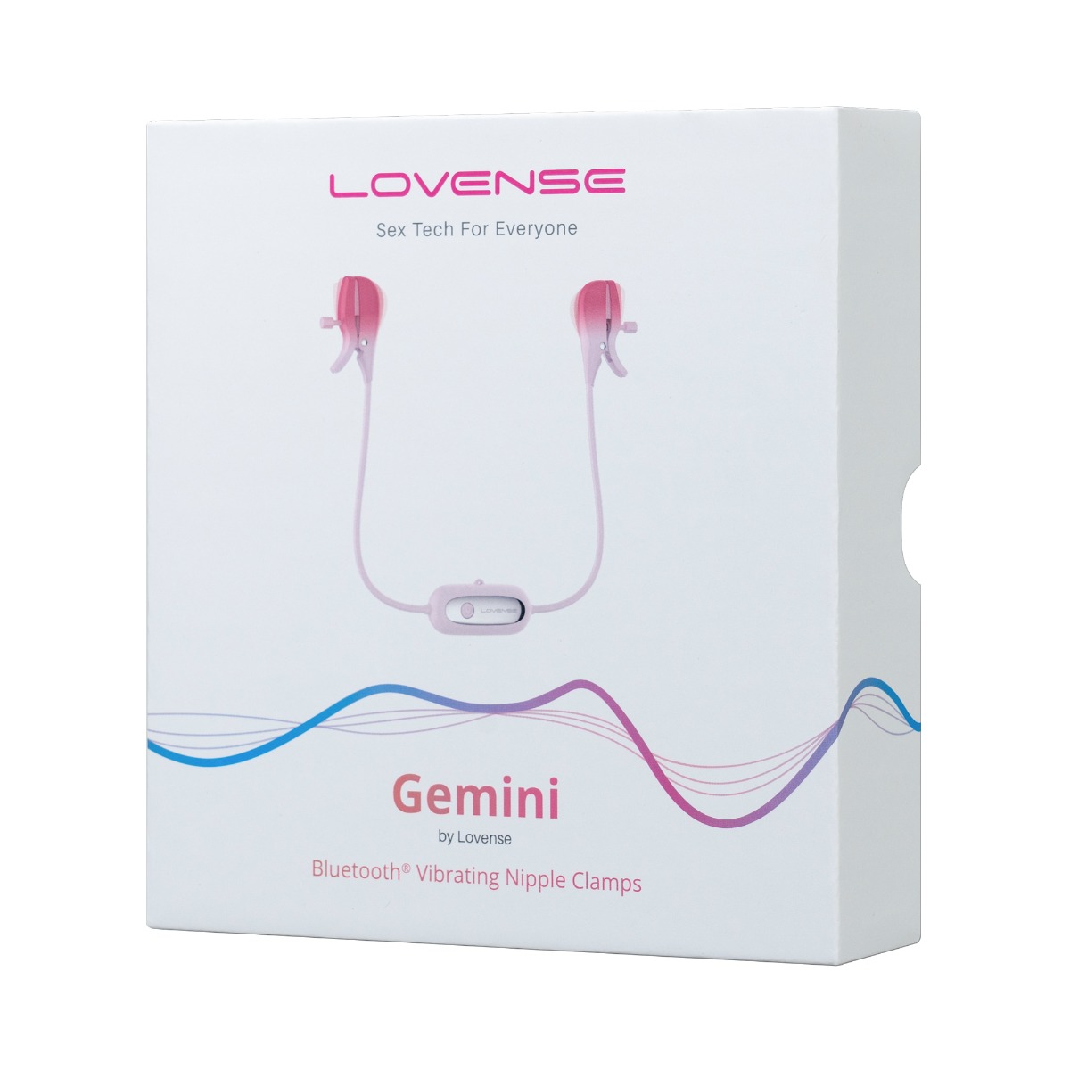 Зажимы для сосков Lovense Gemini, 5,7 см (розовый)