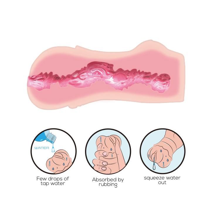 Мастурбатор Crazy Bull 3D Vagina (телесный)