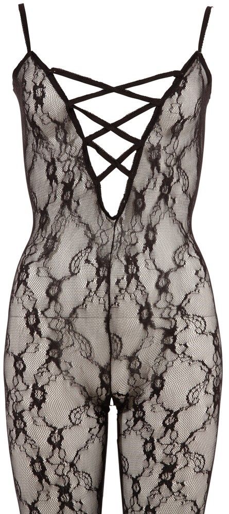 Бодистокинг Orion Lace Catsuit, L/XL (черный)