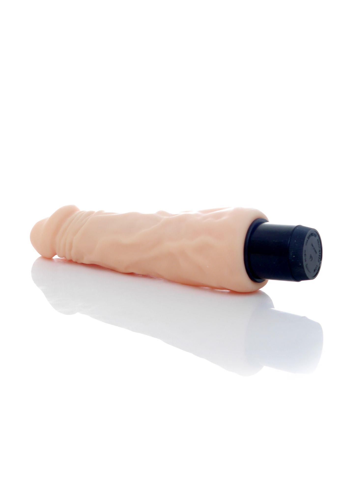 Realistyczny wibrator Boss Flurry, 20,3 cm (w kolorze cielistym)