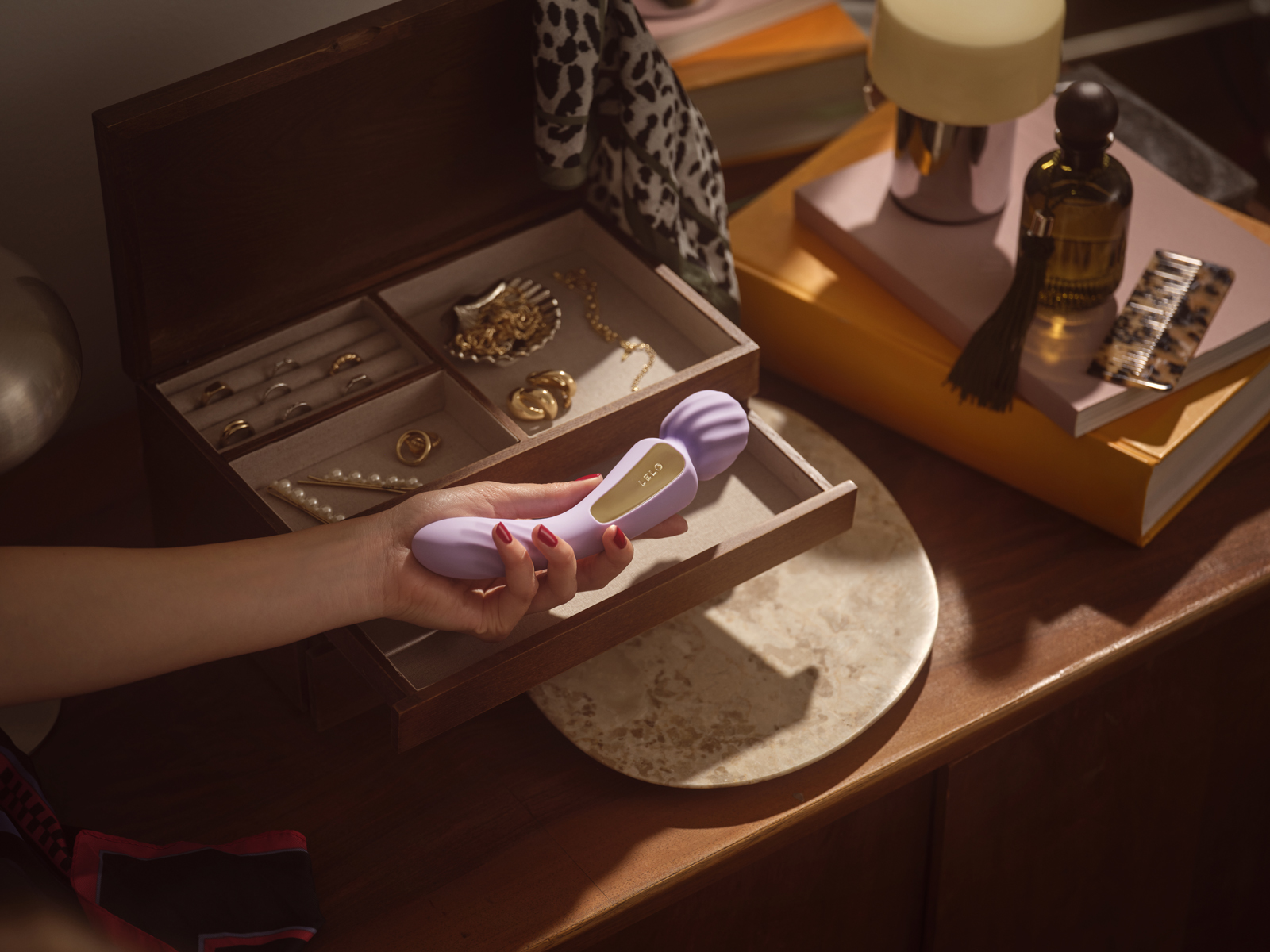 Двусторонний массажер Lelo Switch Lilac, 21.7 см (розовый)