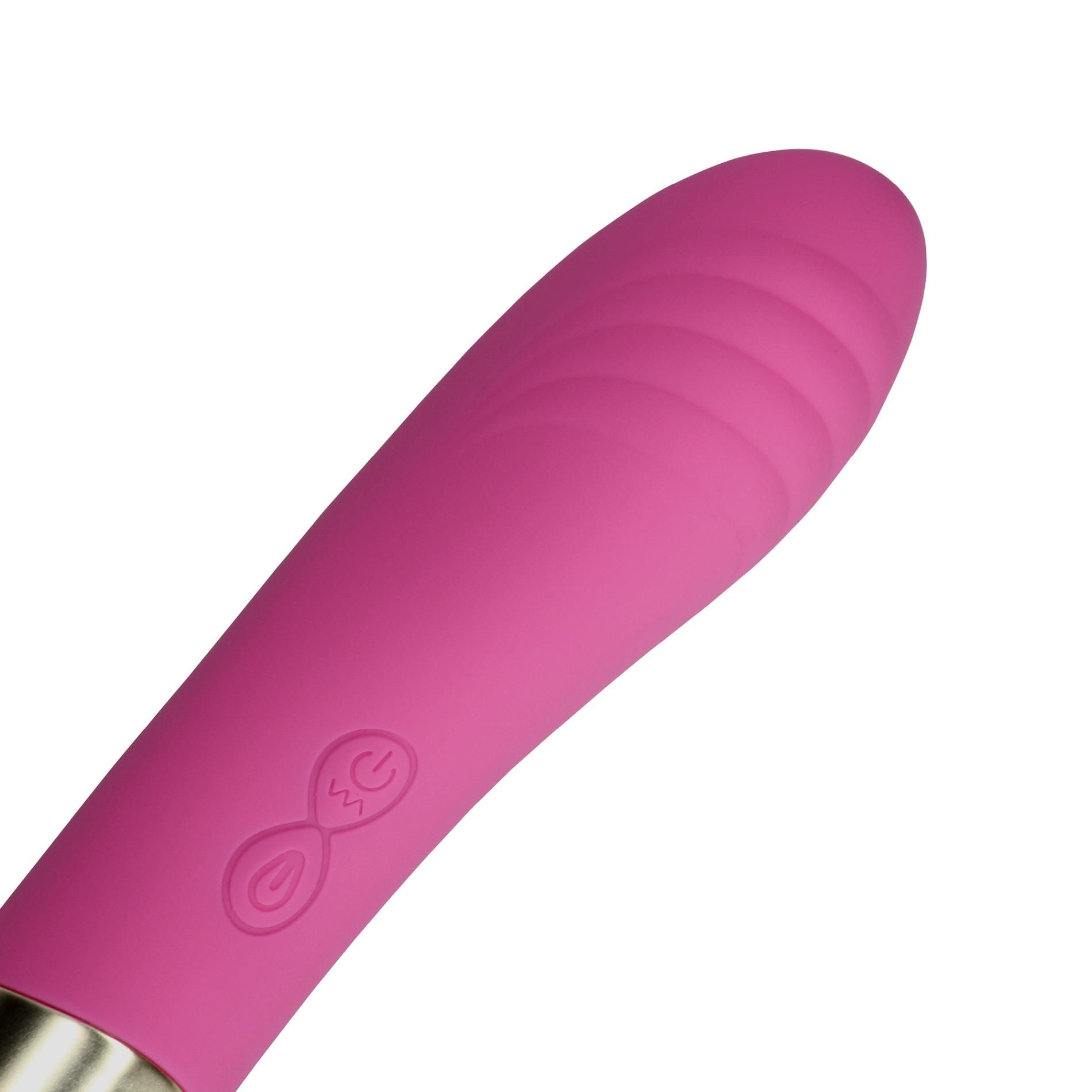 Вибратор Loveline Double Sided Flapping and G-Spot, 24 см (розовый)