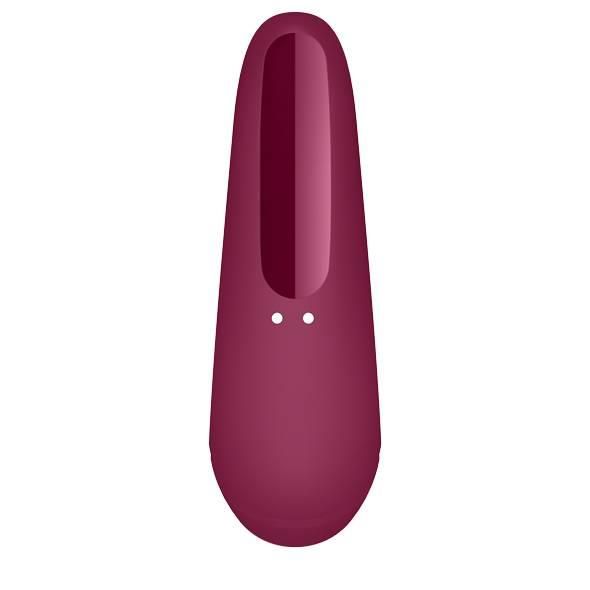 Вакуумный стимулятор клитора Satisfyer Curvy 1+ (красный)