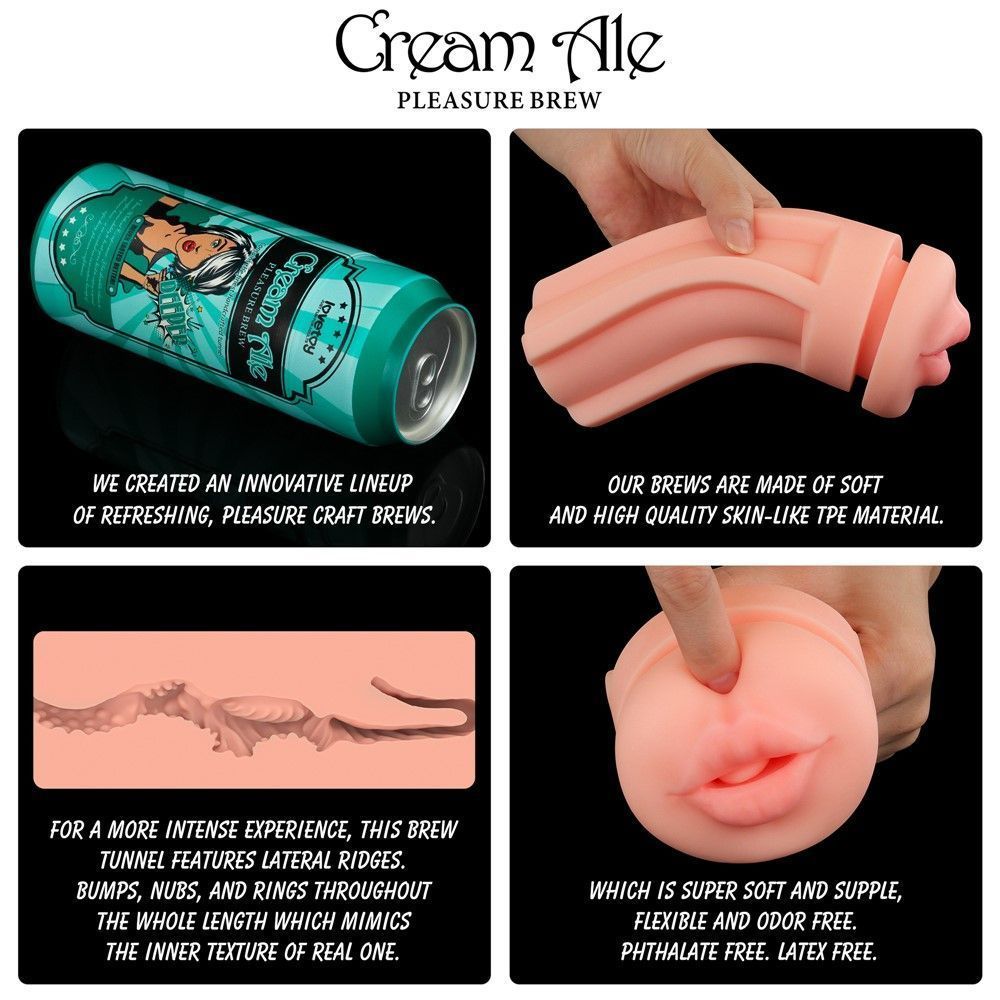 Мастурбатор LoveToy Pleasure Brew Cream Ale (телесный)