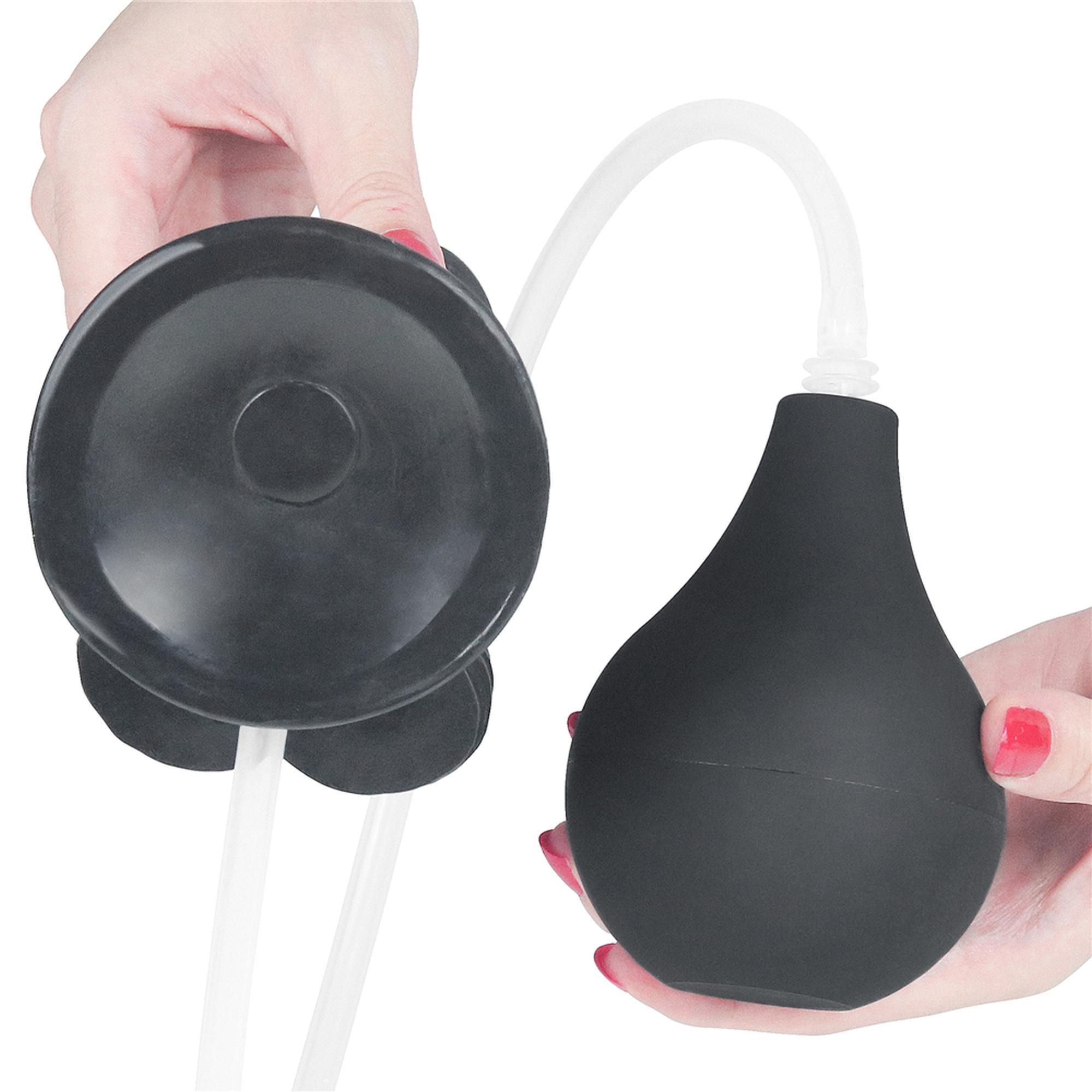 Фалоімітатор LoveToy Squirt Extreme 9, 23 см (чорний)