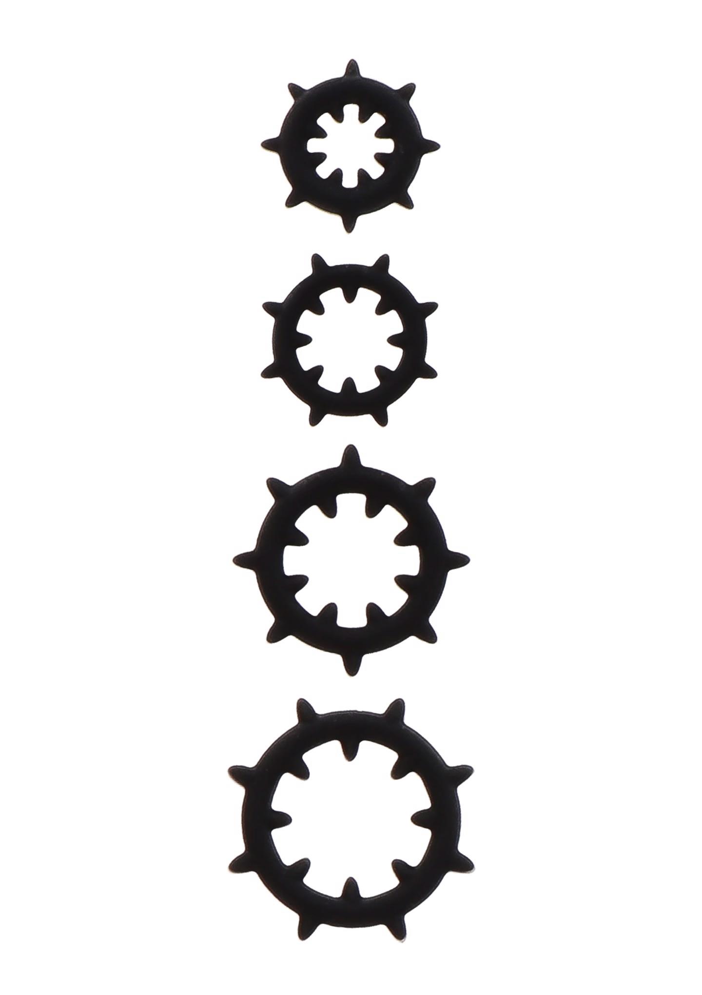 Вакуумные стимуляторы для сосков Taboom Nipple Enlargers With 8 Rings (черный)