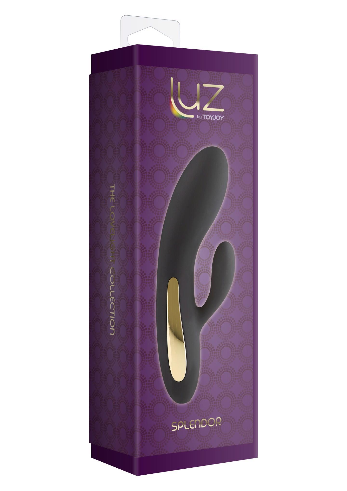Wibrator królik ToyJoy Splendor, 17 cm (czarny)