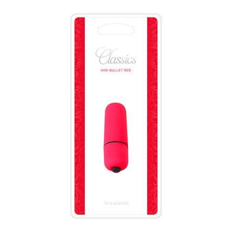 Мини-вибратор Classics Mini Bullet, 5.5 см (красный)