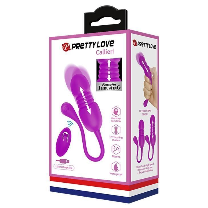 Виброяйцо Pretty Love Callieri, 20 см (фиолетовый)