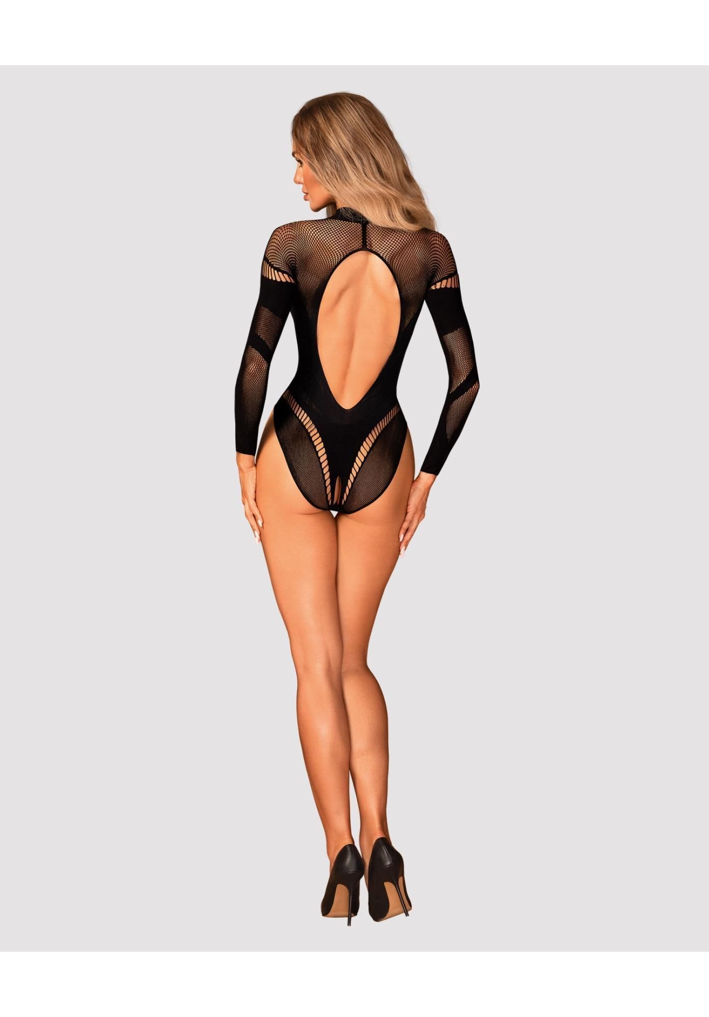 Боди Obsessive B135, S/M/L (черный)