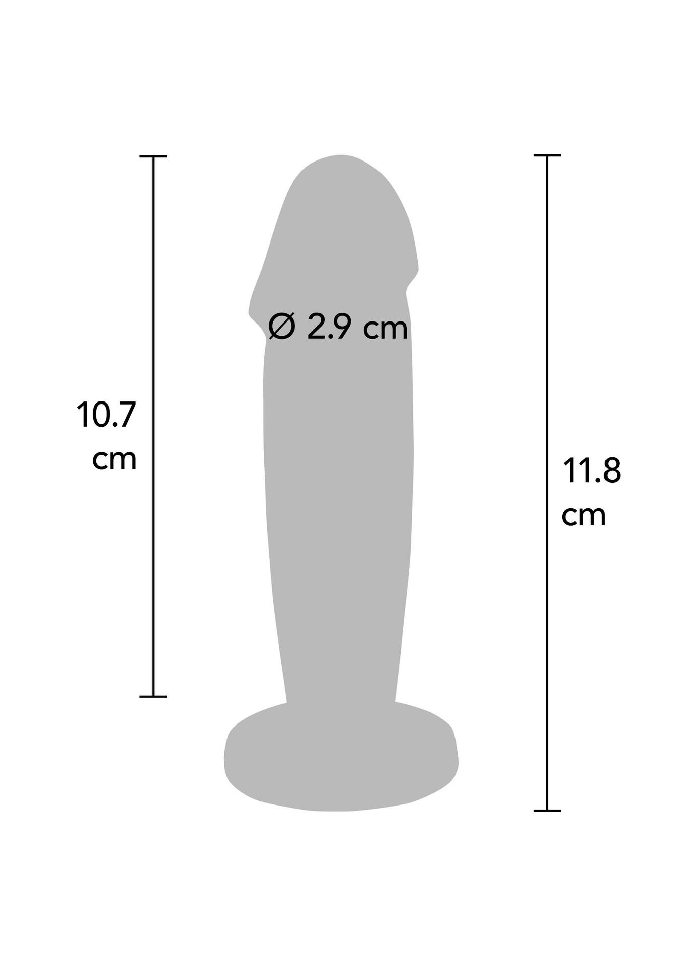 TOYJOY The Intruder - Korek analny, Srebro, 11.8 cm