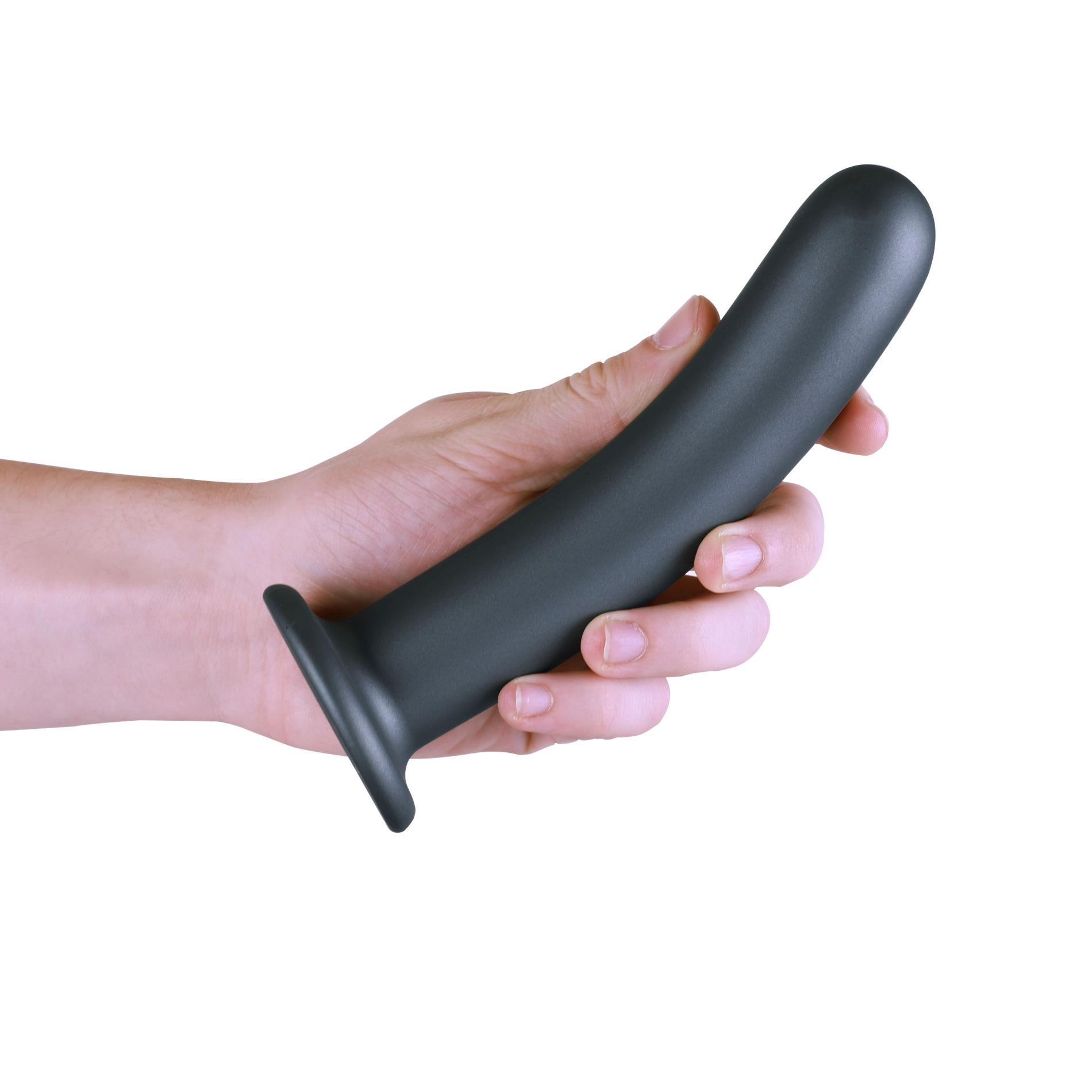 Фаллоимитатор Ouch! Smooth G-Spot Dildo 7'', 17.7 см (серый)