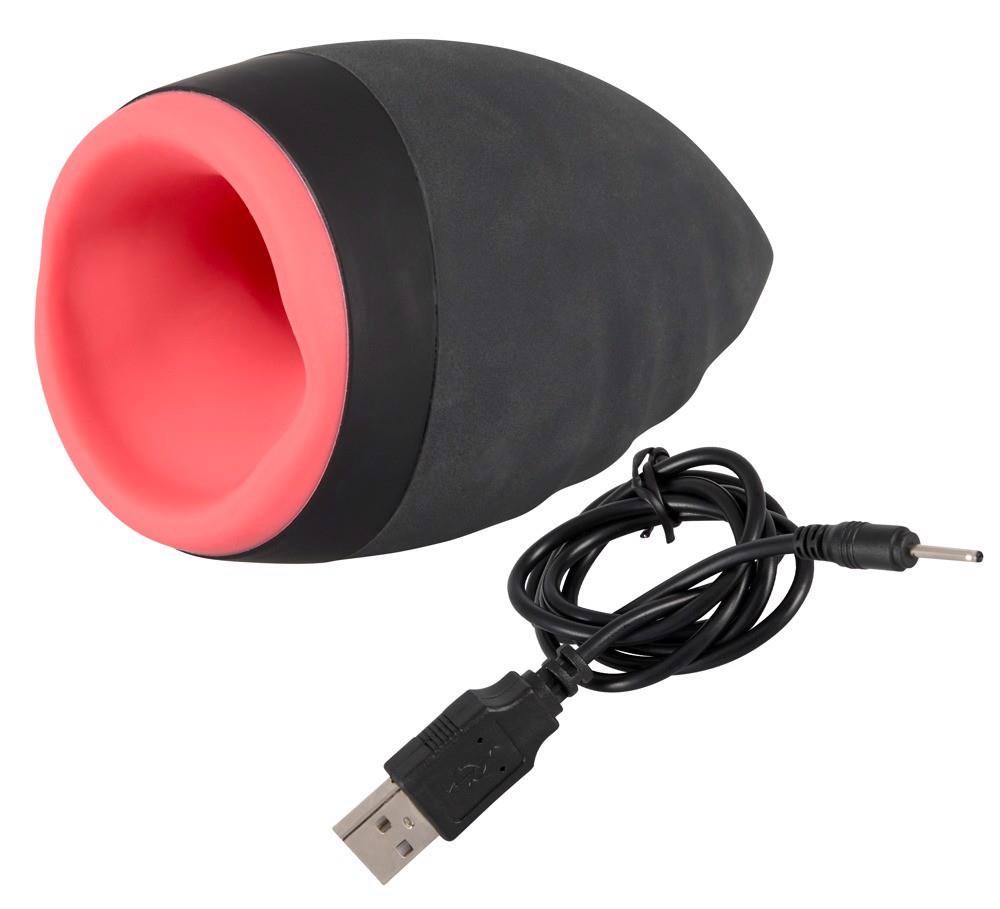 Мастурбатор многофункциональный Sweet Smile Rechargeable Warming (красный)