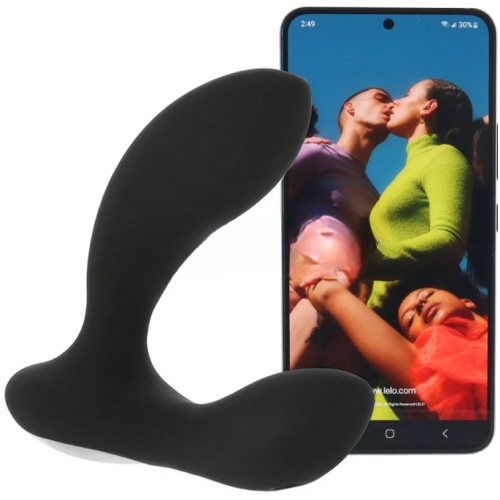 Стимулятор простаты LELO Hugo 2 App, 10,7 см (черный)
