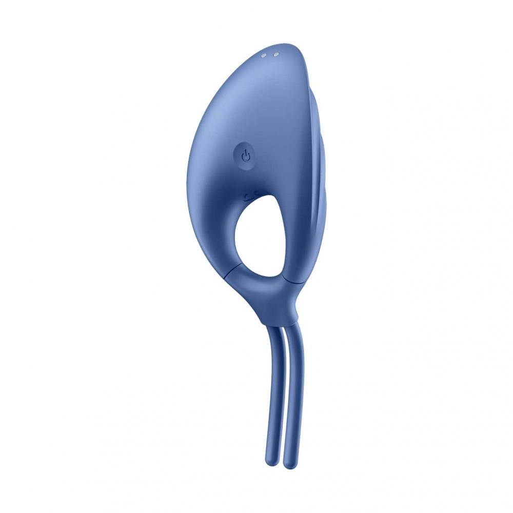 Виброкольцо Satisfyer Swordsman, 14.2 см (синий)