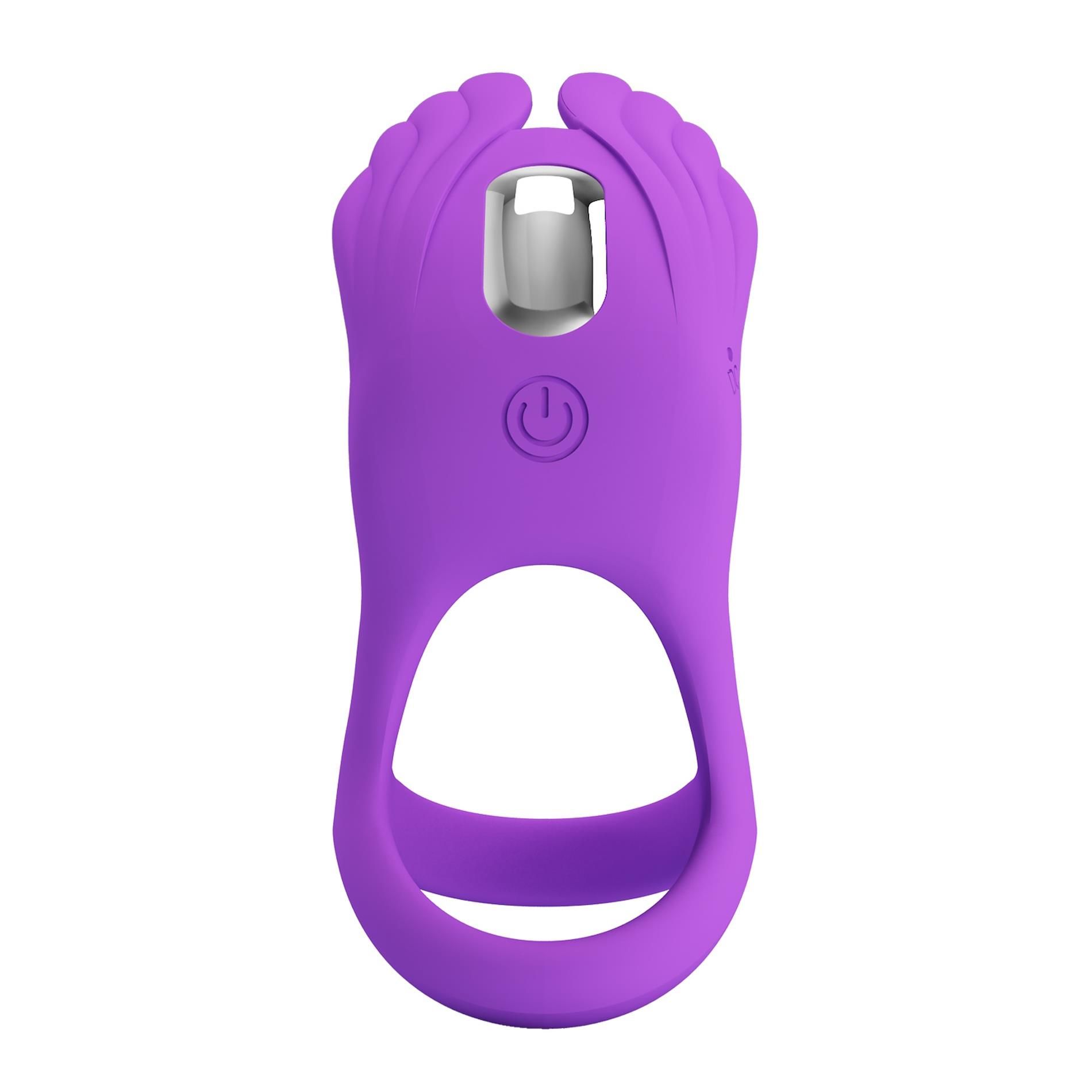 Виброкольцо Pretty Love Silas Vibrant Penis Ring, 9,5 см (фиолетовый)