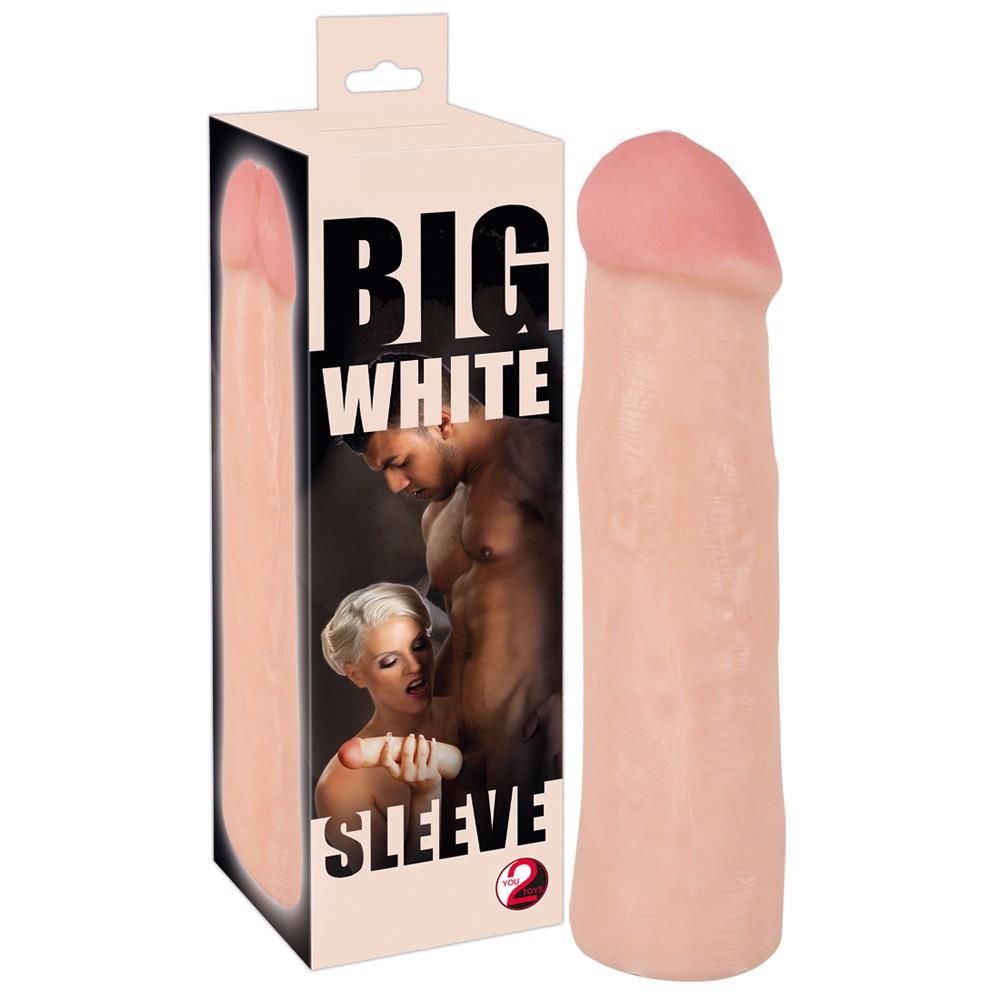 Насадка на пенис Orion Big White Penis Sleeve, 22 см (телесный)