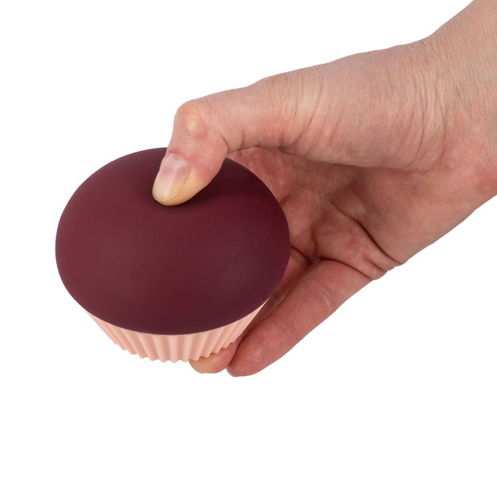 Вакуумный стимулятор клитора с вибрацией Lola Games (бордовый)