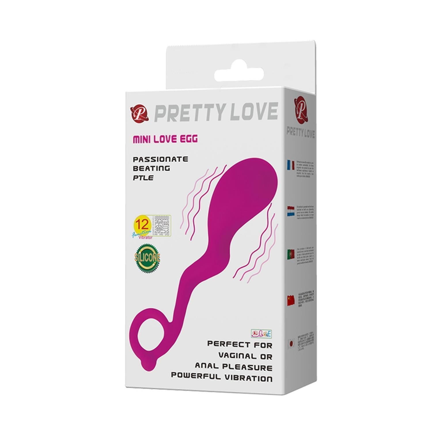 Виброяйцо Pretty Love Mini Love Egg, 15 см (фиолетовый)