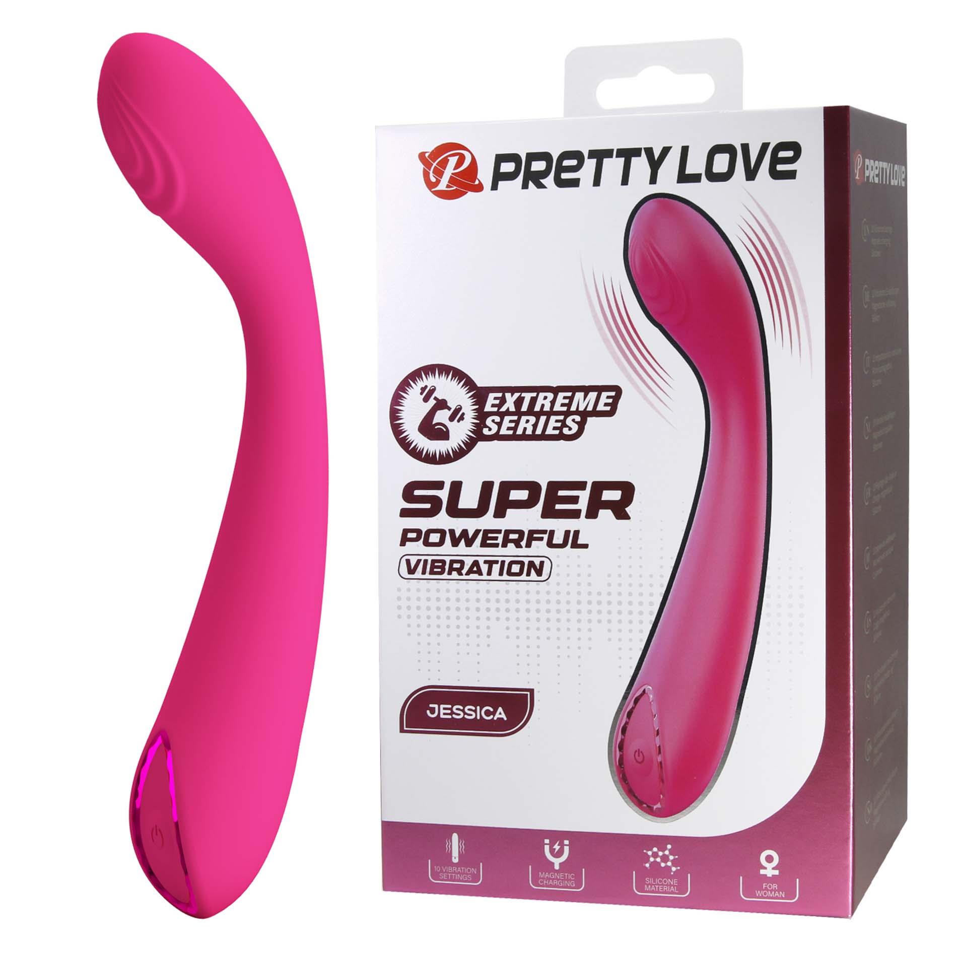 Вибратор Pretty Love Jessica, 15.8 см (розовый)
