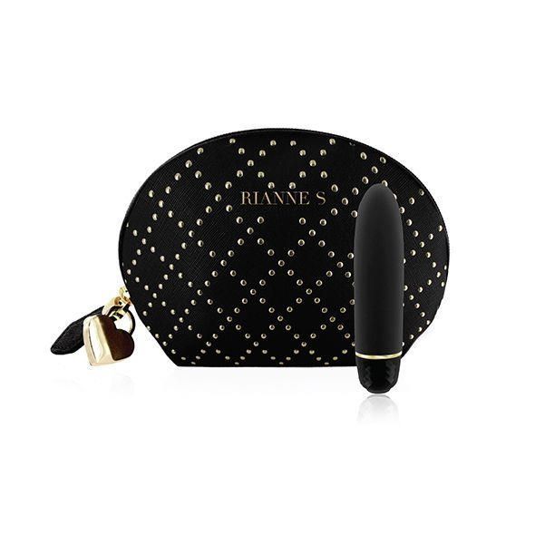 Мини вибратор Rianne S Classique Vibe, 12 см (черный)