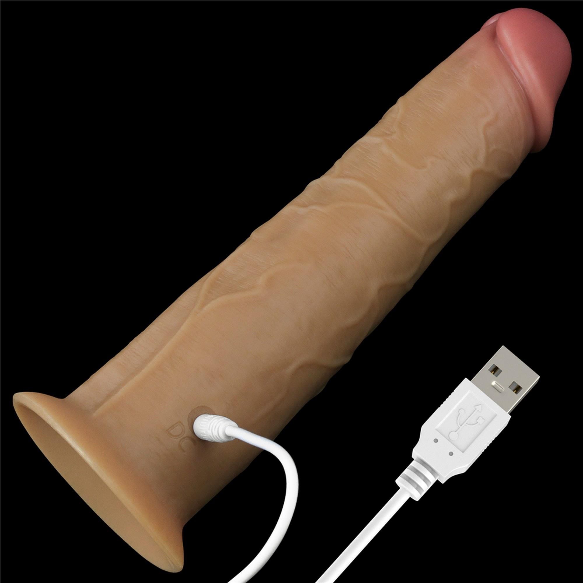 Реалистичный вибратор Lovetoy Nature Cock, 20,5 см (телесный)