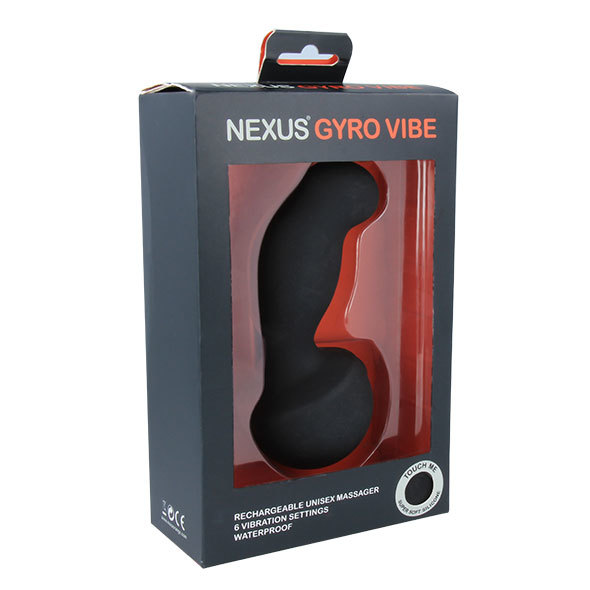 Стимулятор простаты Nexus Gyro Vibe, 15 см (черный)