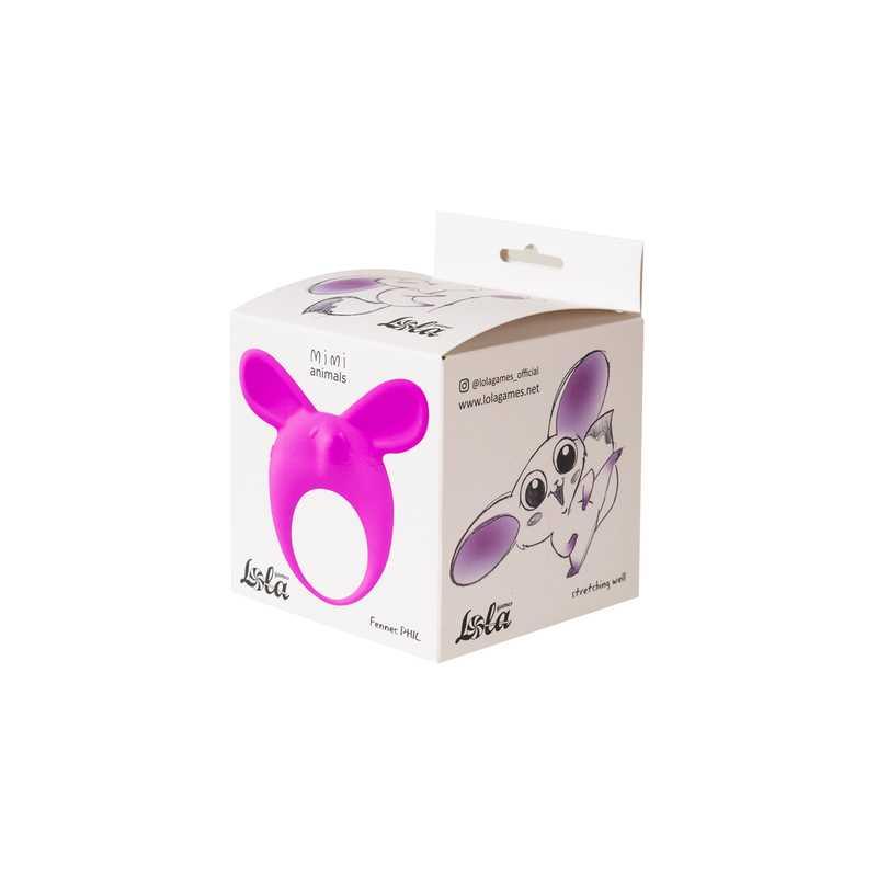 Виброкольцо Lola Games MiMi Animals Fennec Phil, 7.9 см (фиолетовый)