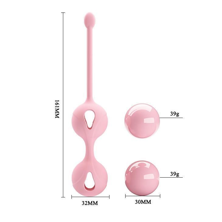 Вагинальные шарики Pretty Love Kegel Tighten Up, 16 см (розовый)