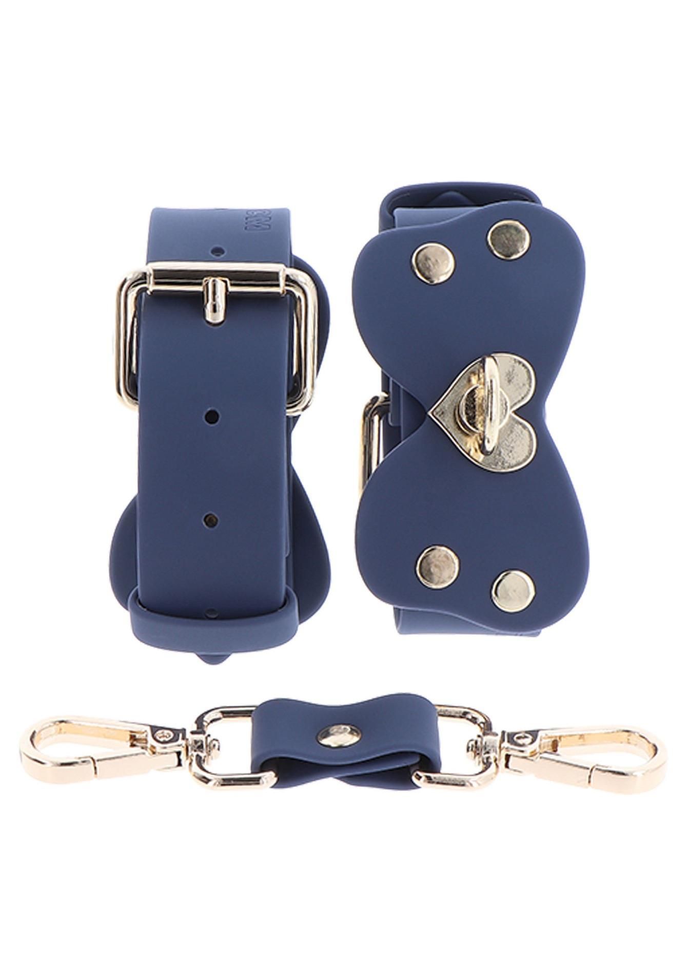 Наручники Taboom Silicone Supreme Wrist Cuffs Set (синій)