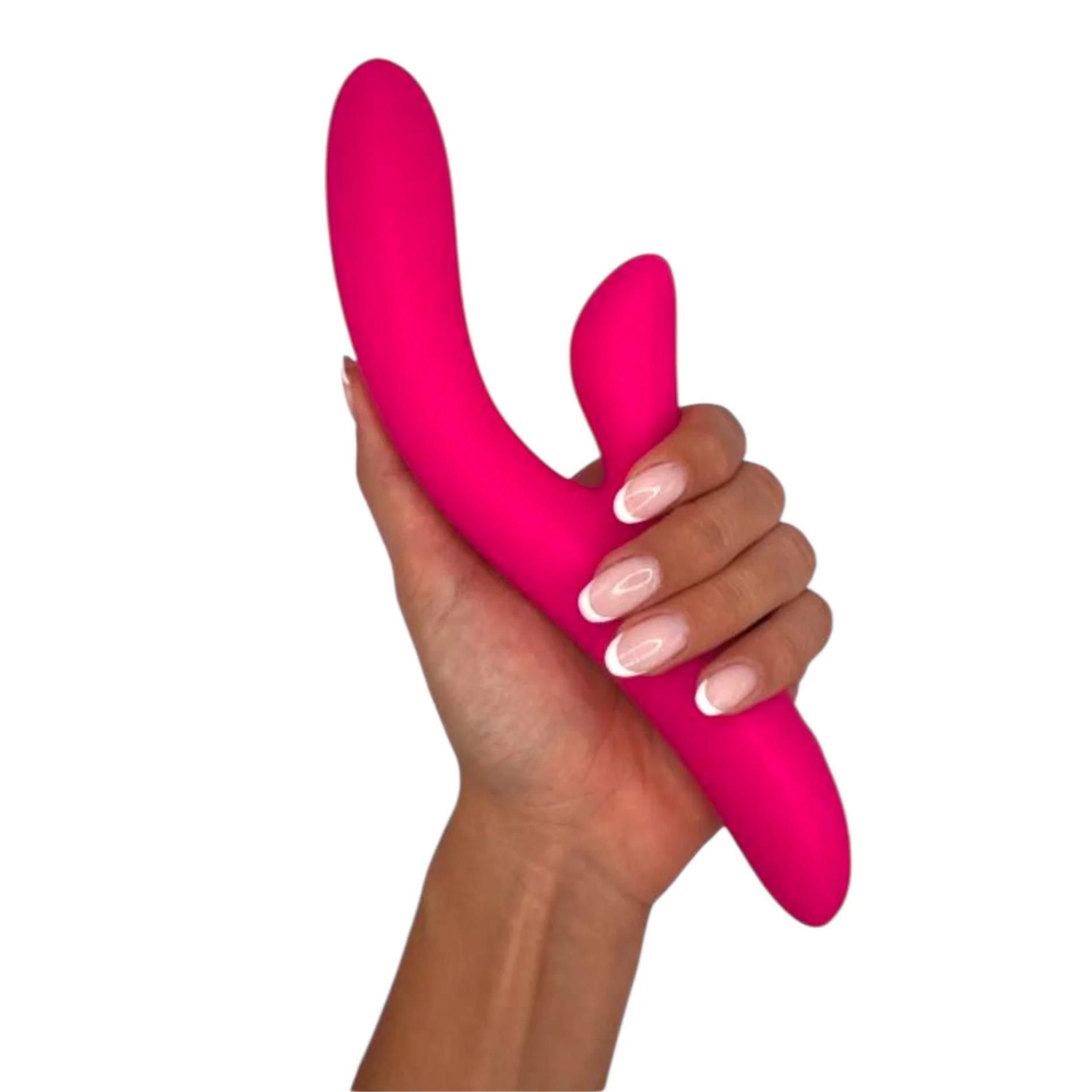Вибратор-кролик Power Escorts Kinky Pleasure Y - Vibey, 23.5 см (розовый)