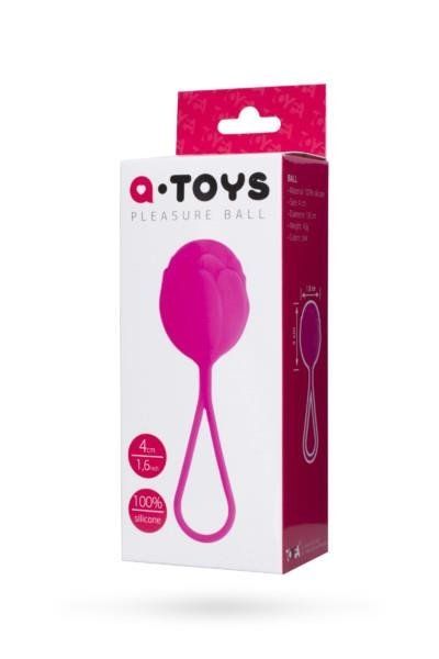 Вагинальные шарики A-Toys Pleasure Ball, 10,5 см (розовый)