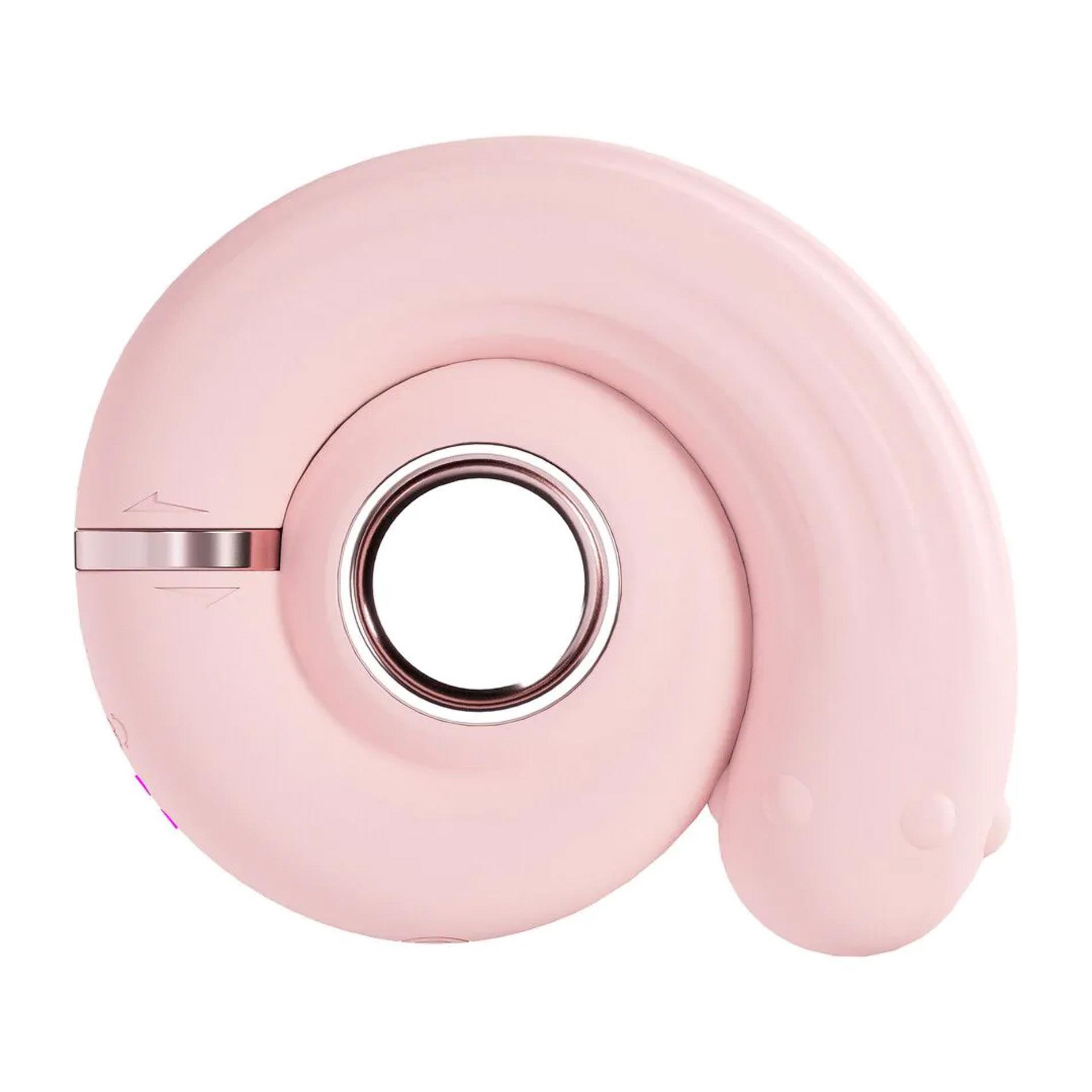 Вібратор Loveline Perles - Rotating Beads Swirl, 11,8 см (рожевий)