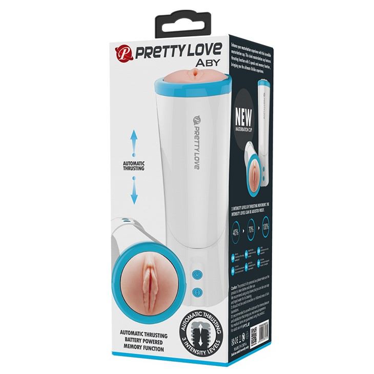 Автоматический мастурбатор Pretty Love Aby Voice (телесный)