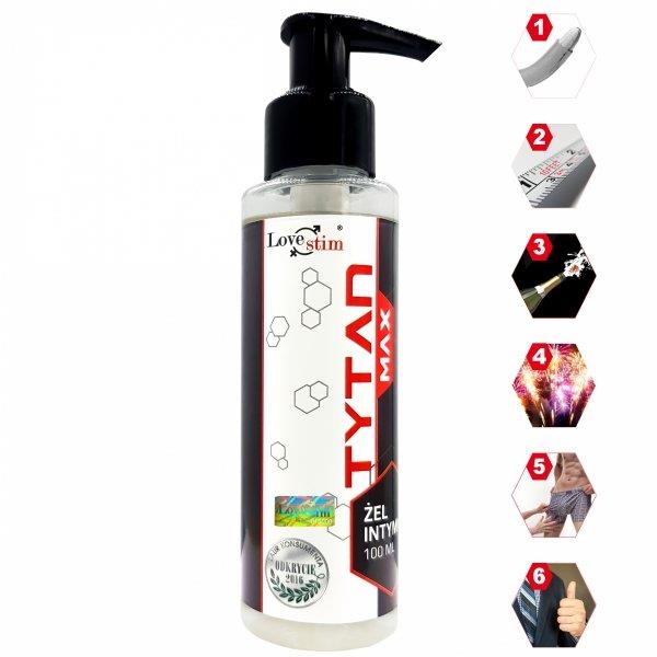 Гель для ерекції LoveStim Tytan Max, 100 мл