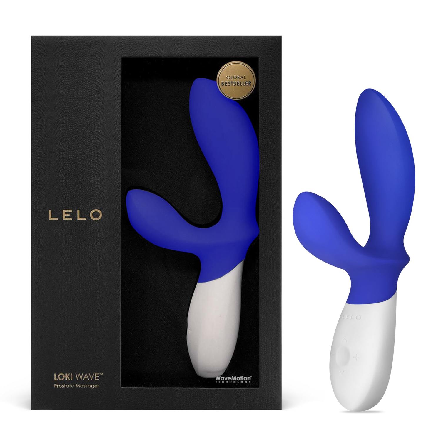 Стимулятор простаты Lelo Loki Wave, 19,6 см (синий)