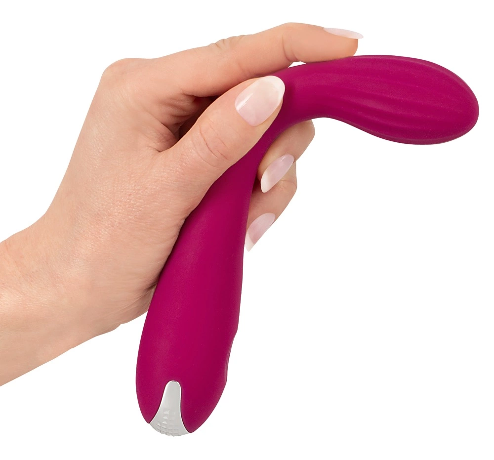 Вибратор Sweet Smile G-Spot, 20 см (малиновый)